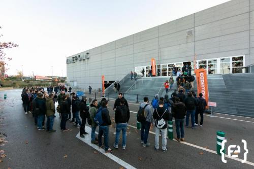 CODEMOTION MADRID Day1 Kinepolis Entrance (1)